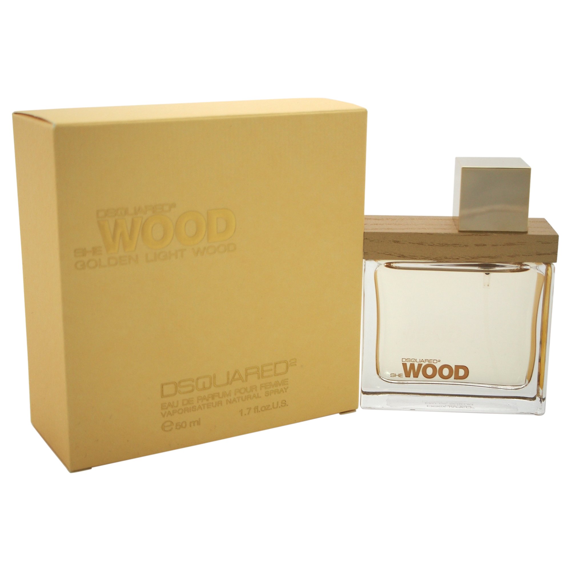 DSQUARED2 シーウッド ゴールデンライト ウッド 50ml EDP Dsquared2 She Wood Golden Light Wood Eau de Parfum Spray for Women